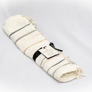 hearth & hand with magnolia oversized table runner linen & cotton 20*90"